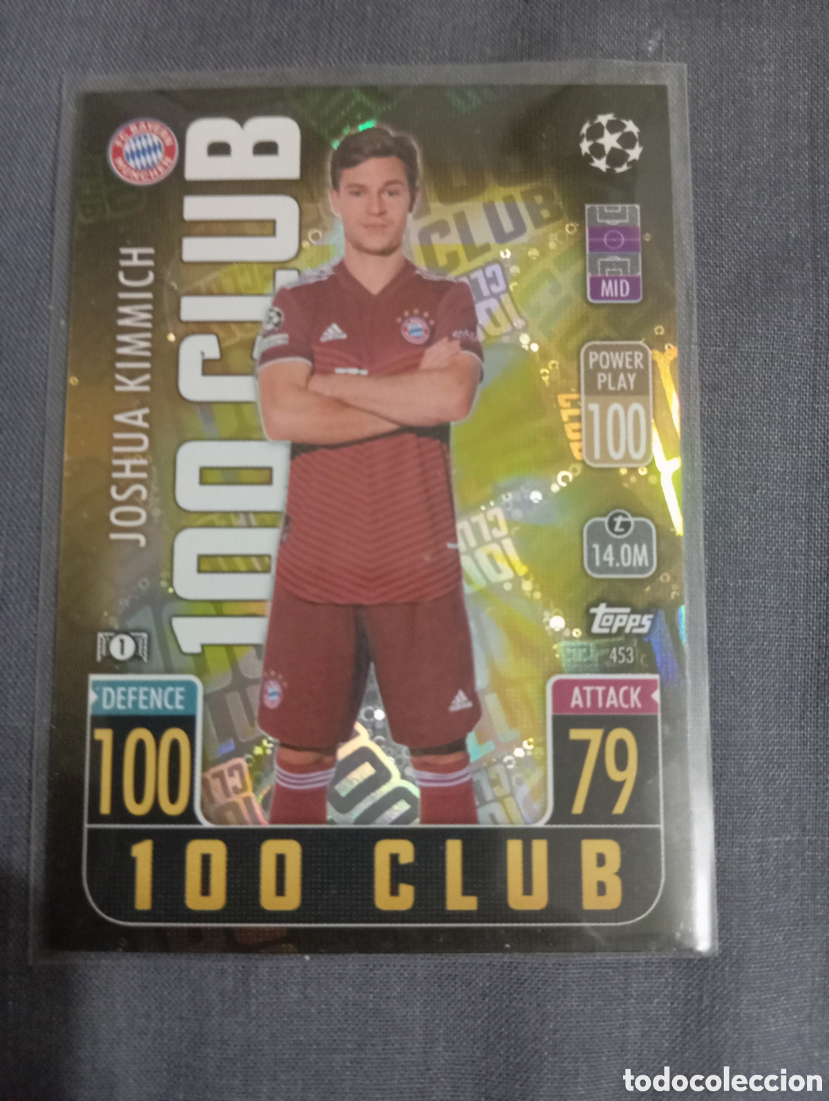 Trading cards: Joshua Kimmich Bayern de Munich 100 CLUB 453 / MATCH ATTAX 2021/2022