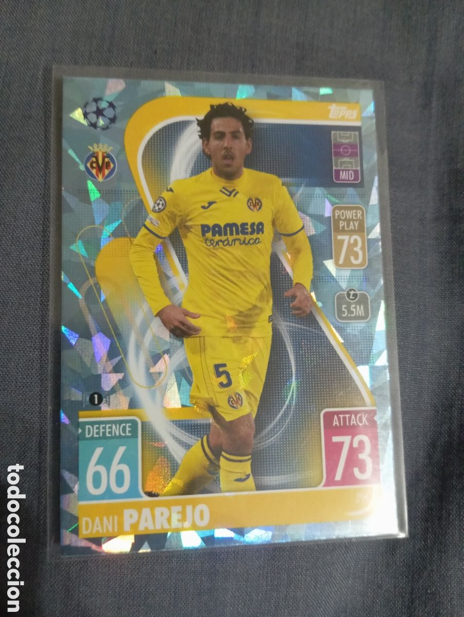 Cartes &agrave; &Eacute;changer: Dani Parejo Villarreal CRYSTAL 294 / MATCH ATTAX 2021/2022