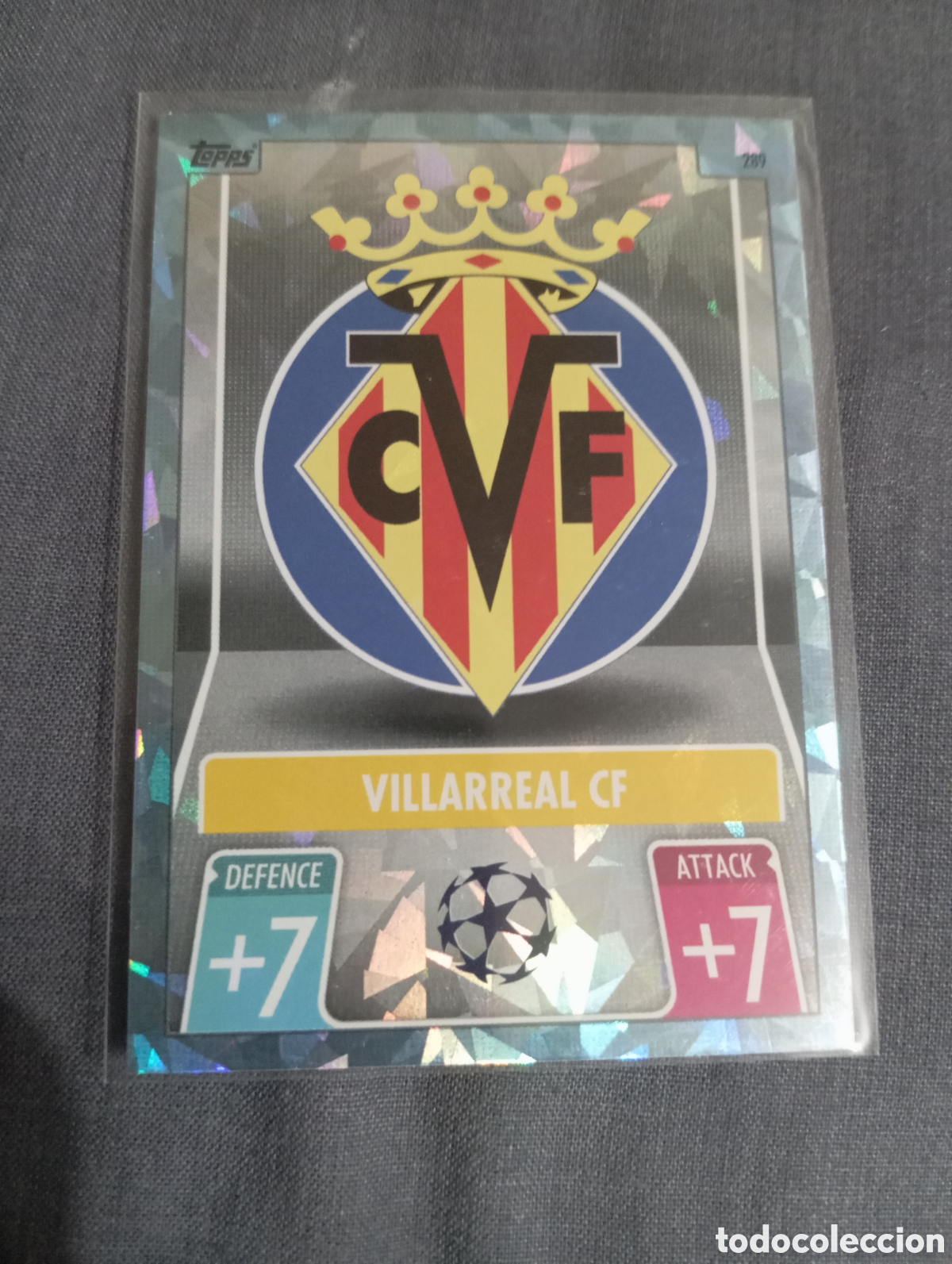 Trading cards: Escudo Villarreal CRYSTAL 289 / MATCH ATTAX 2021/2022