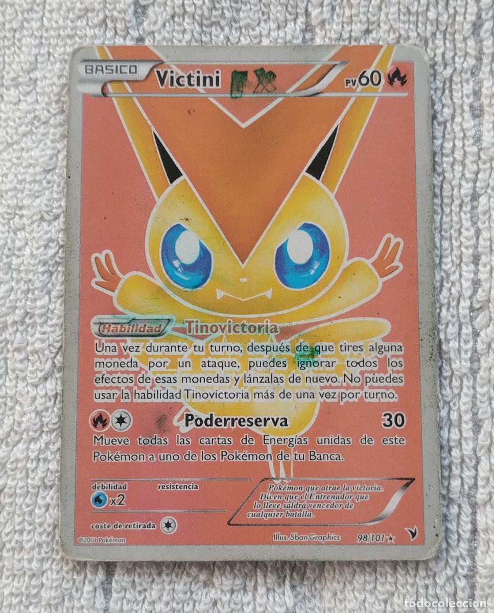 Trading cards: POKEMON. VICTINI. 98/101. 2011. ESPA&Ntilde;OL