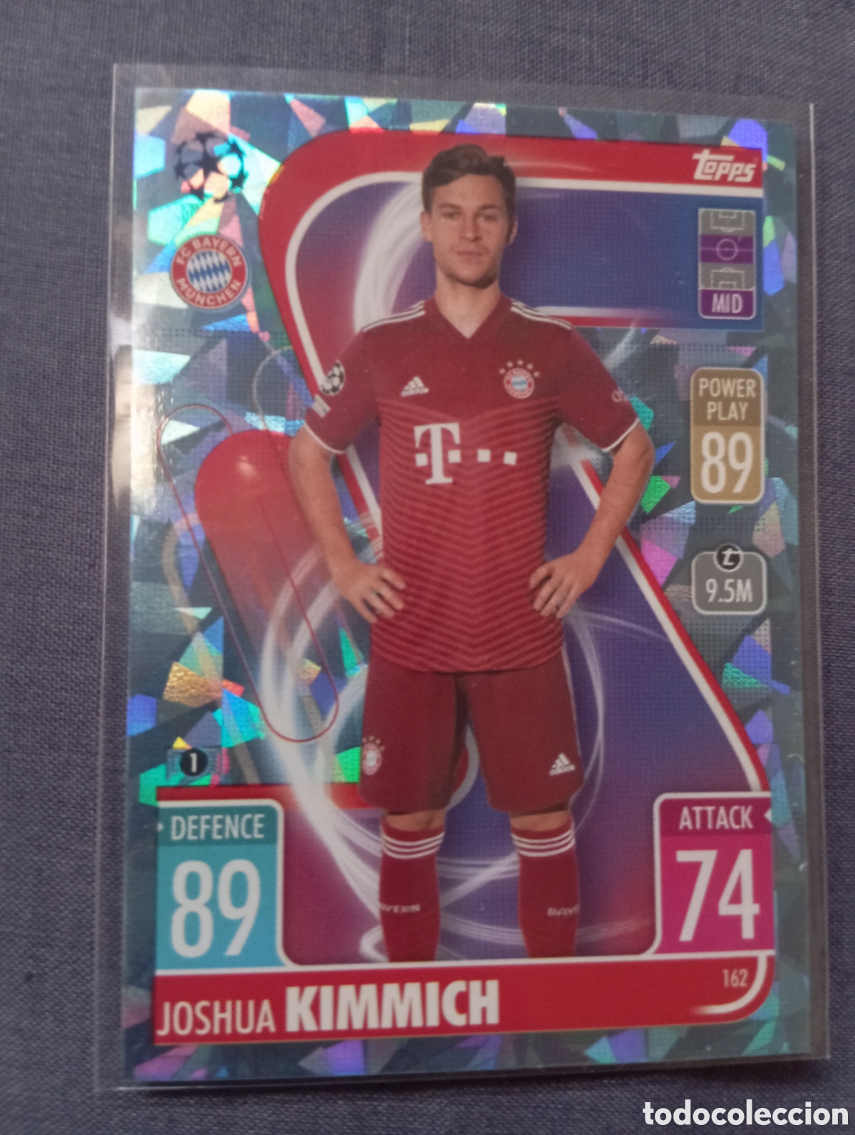 Trading cards: Joshua Kimmich Bayern de Munich CRYSTAL 162 / MATCH ATTAX 2021/2022
