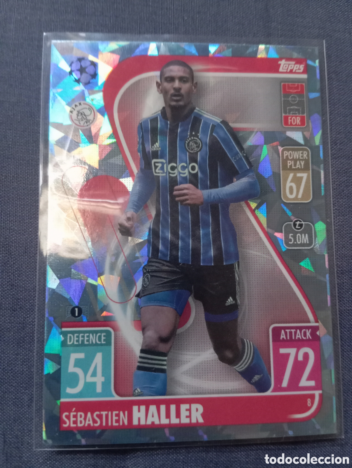 Trading cards: S&eacute;bastien Haller Ajax CRYSTAL 8 / MATCH ATTAX 2021/2022