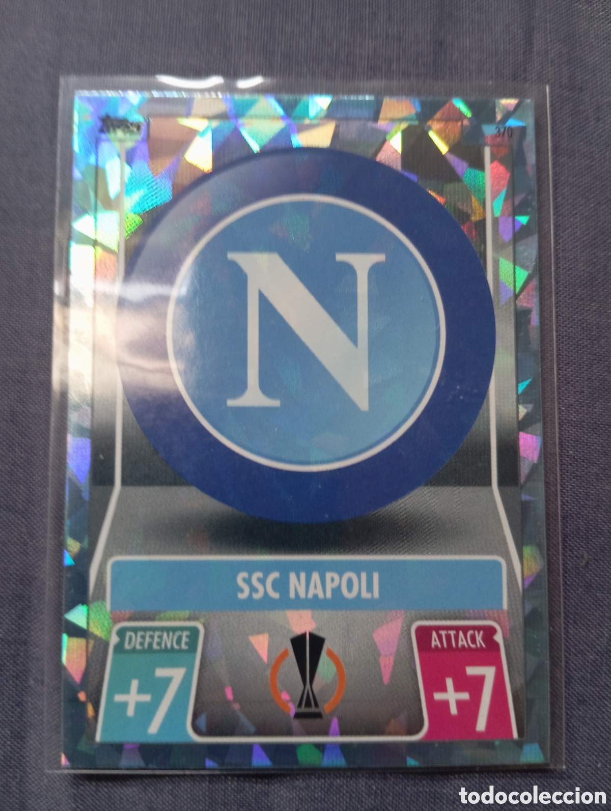 Trading cards: Escudo del N&aacute;poles CRYSTAL 370 / MATCH ATTAX 2021/2022