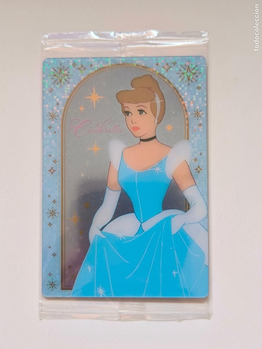 Trading cards: DISNEY CHARACTER WAFER CARD - N&ordm; 16 - CINDERELLA / CENICIENTA - BANDAI JAPON - NUEVO (07A1)