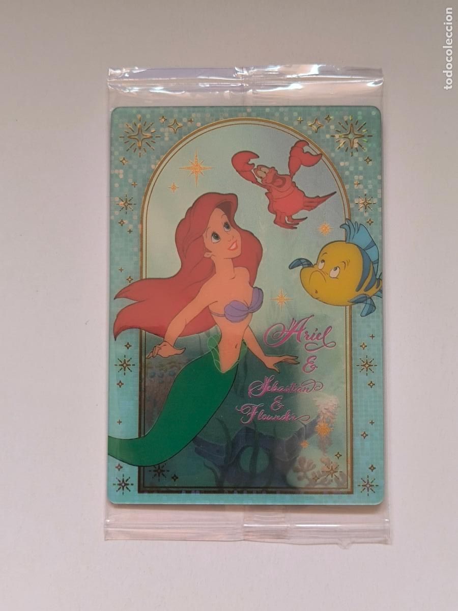 Trading cards: DISNEY CHARACTER WAFER CARD - N&ordm; 23 - THE LITTLE MERMAID / LA SIRENITA - BANDAI JAPON - NUEVO (07A1)