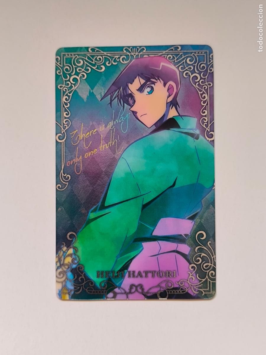 Trading cards: DETECTIVE CONAN METALLIC CARD - N&ordm; 14 - CARD / ENSKY / JAPON (O7A1)