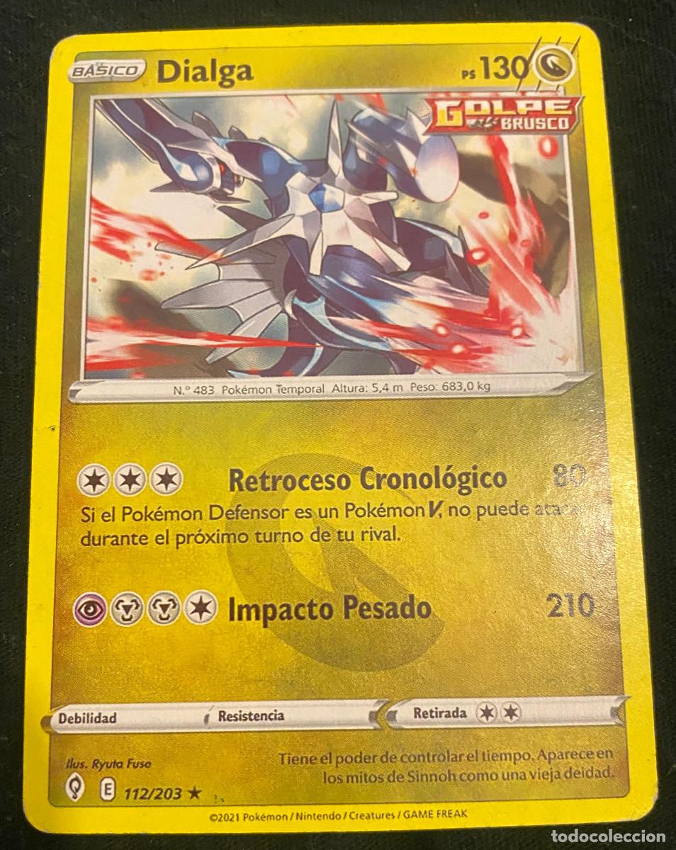 Trading cards: Trading card de Pok&eacute;mon. Dialga. 112 / 203. Colecci&oacute;n 2021. Edici&oacute;n en espa&ntilde;ol. Buen estado.