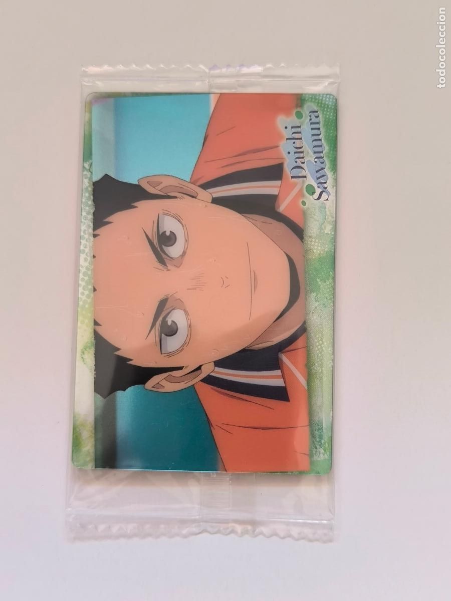 Trading cards: HAIKYU WAFER CARD - N&ordm; 09 / 09 - CARD / BANDAI / JAPON - NUEVO (O7B2)
