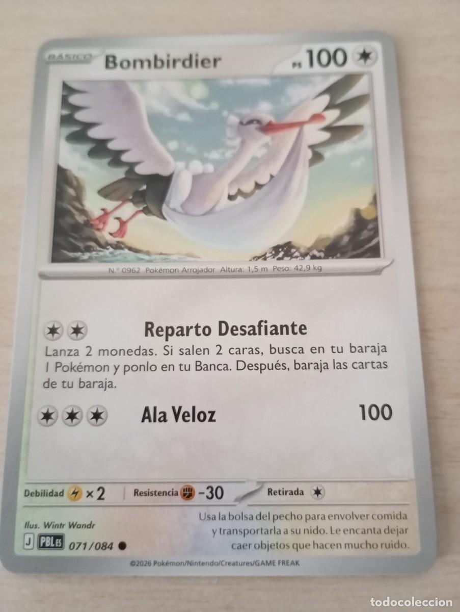 Trading cards: Carta Pok&eacute;mon Bombirdier original aut&eacute;ntica