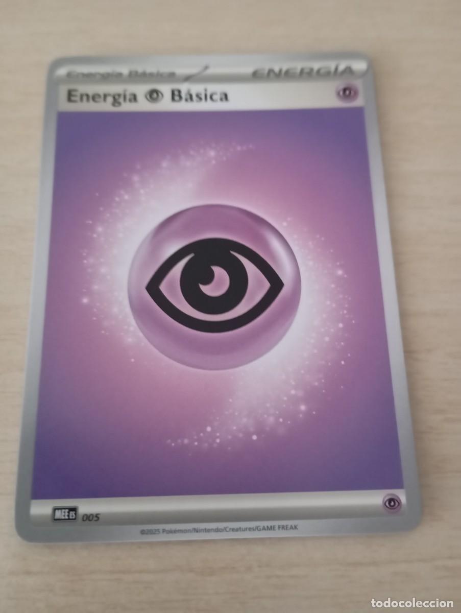 Trading cards: Carta Pok&eacute;mon energ&iacute;a B&aacute;sica Original aut&eacute;ntica