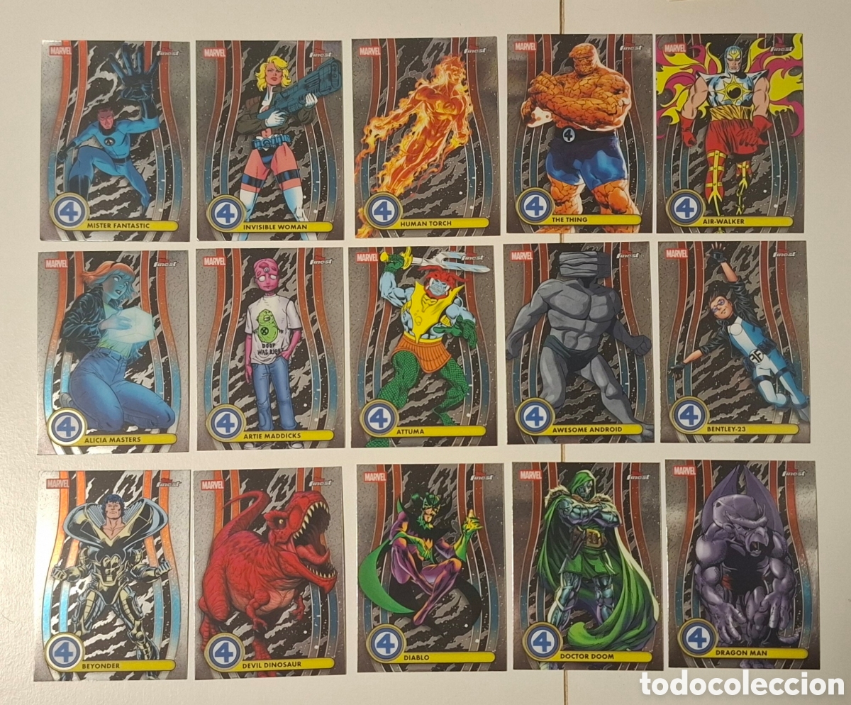 Trading cards: Fantastic Four finest lote 96 cards Topps 2026