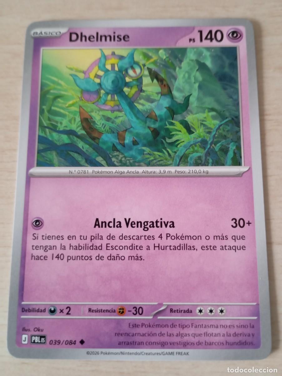 Trading cards: Carta Pok&eacute;mon Dhelmise original