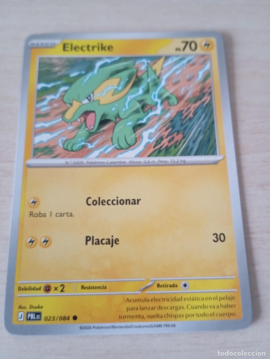 Trading cards: Carta Pok&eacute;mon Electrike original - Foto 1