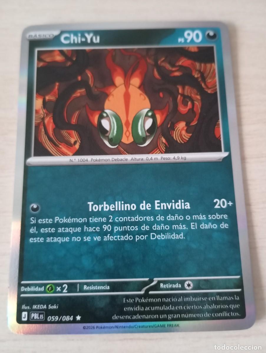 Trading cards: Carta Pok&eacute;mon Chi-Yu original