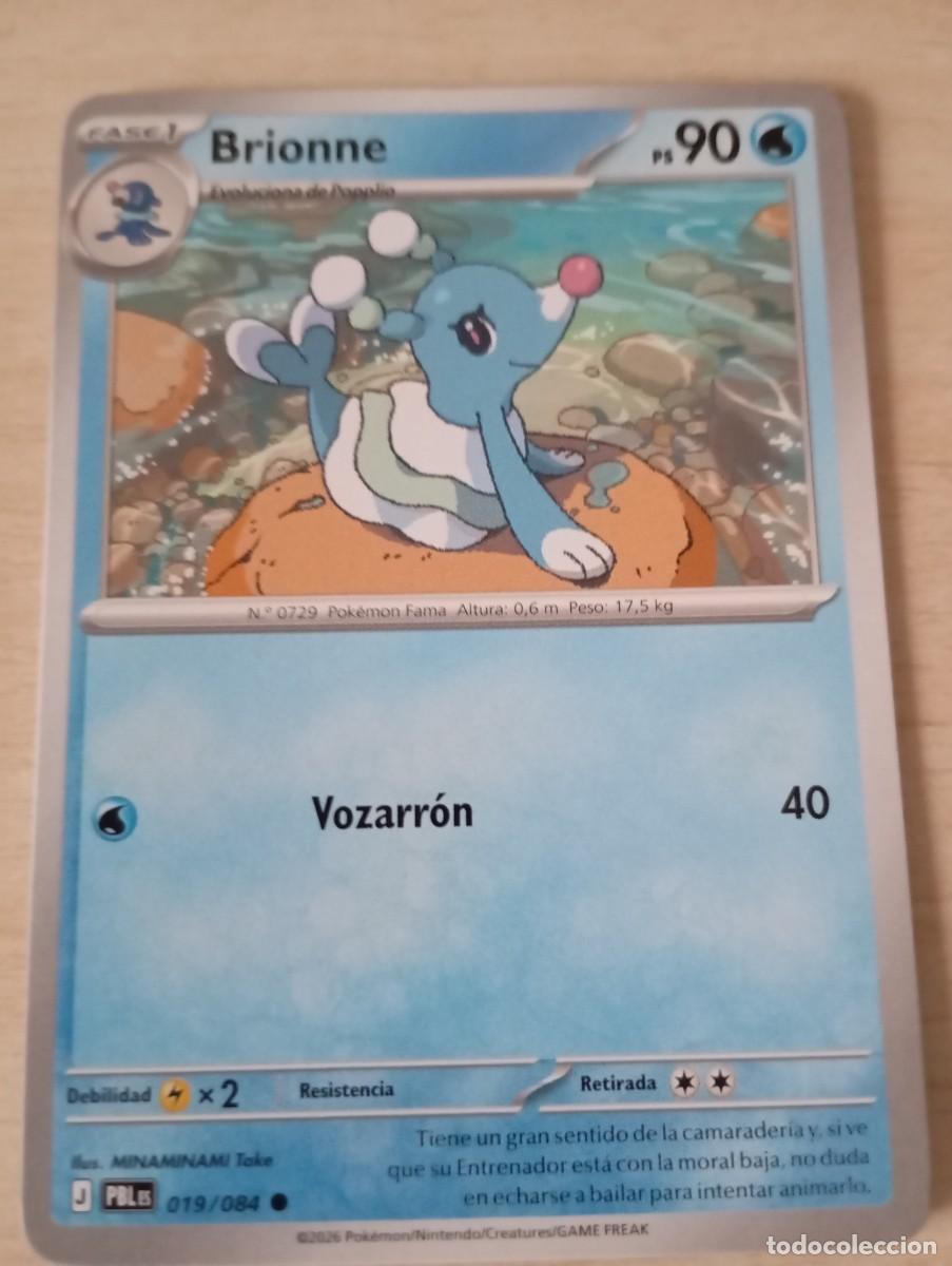 Trading cards: Carta Pok&eacute;mon Brionne original
