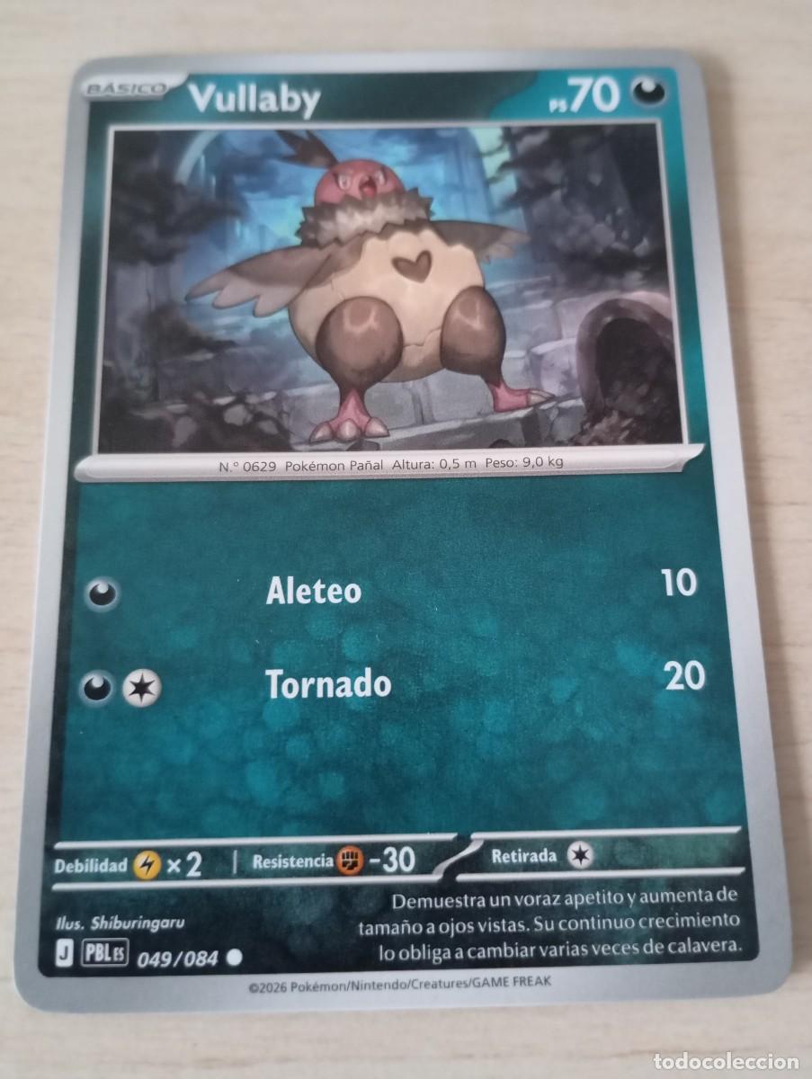 Trading cards: Carta Pok&eacute;mon Vullaby original