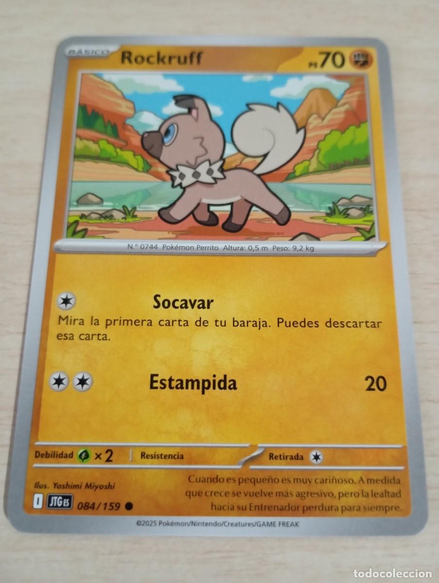 Trading cards: Carta Pok&eacute;mon Rockruff original