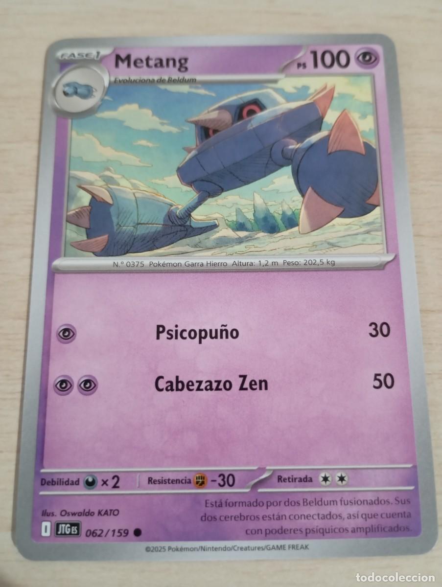 Trading cards: Carta Pok&eacute;mon Metang original