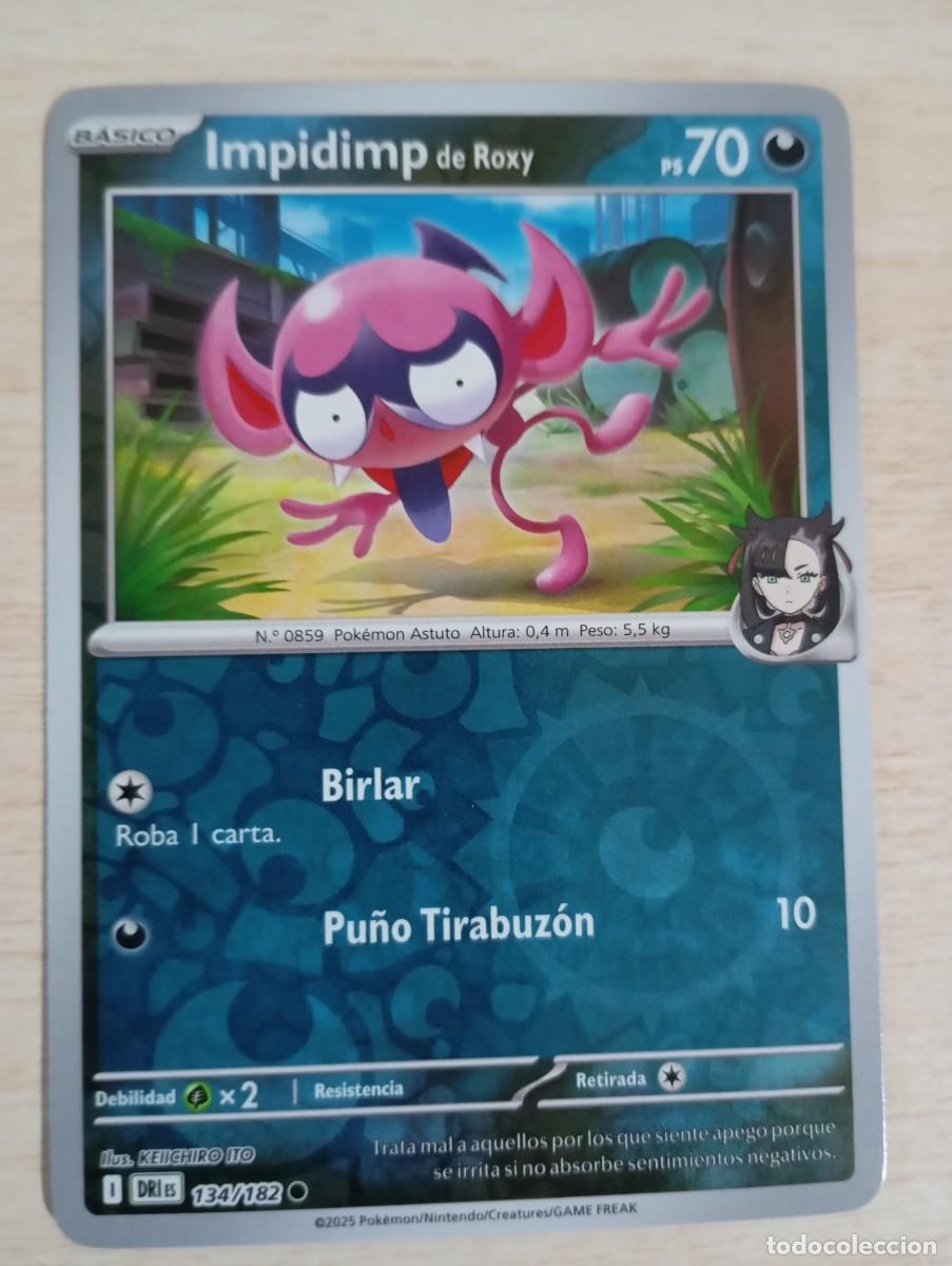 Trading cards: Carta Pok&eacute;mon Impidimp reverse Holo de Roxy original