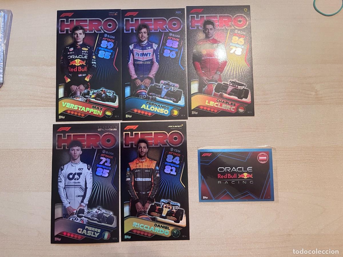 Trading cards: TURBO ATTAX 2022 FORMULA 1 CARTAS XL 5 Y PARALELA AZUL 2023