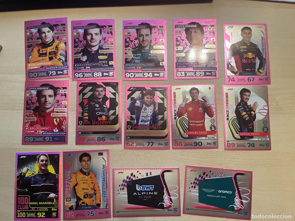 Trading cards: TURBO ATTAX 2024 FORMULA 1 PARALELAS ROSAS 14