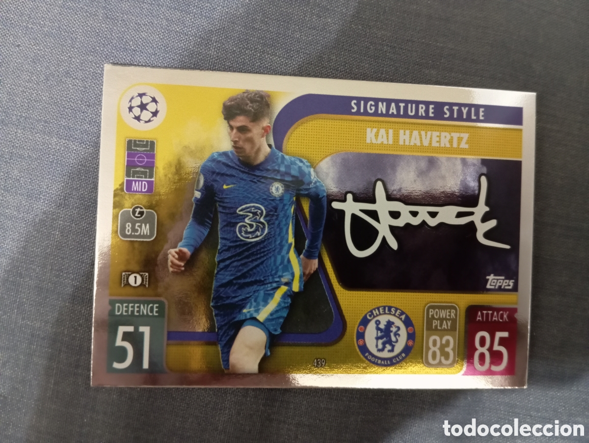 Trading cards: Kai Havertz Chelsea SIGNATURE STYLE 439 / MATCH ATTAX 2021/2022
