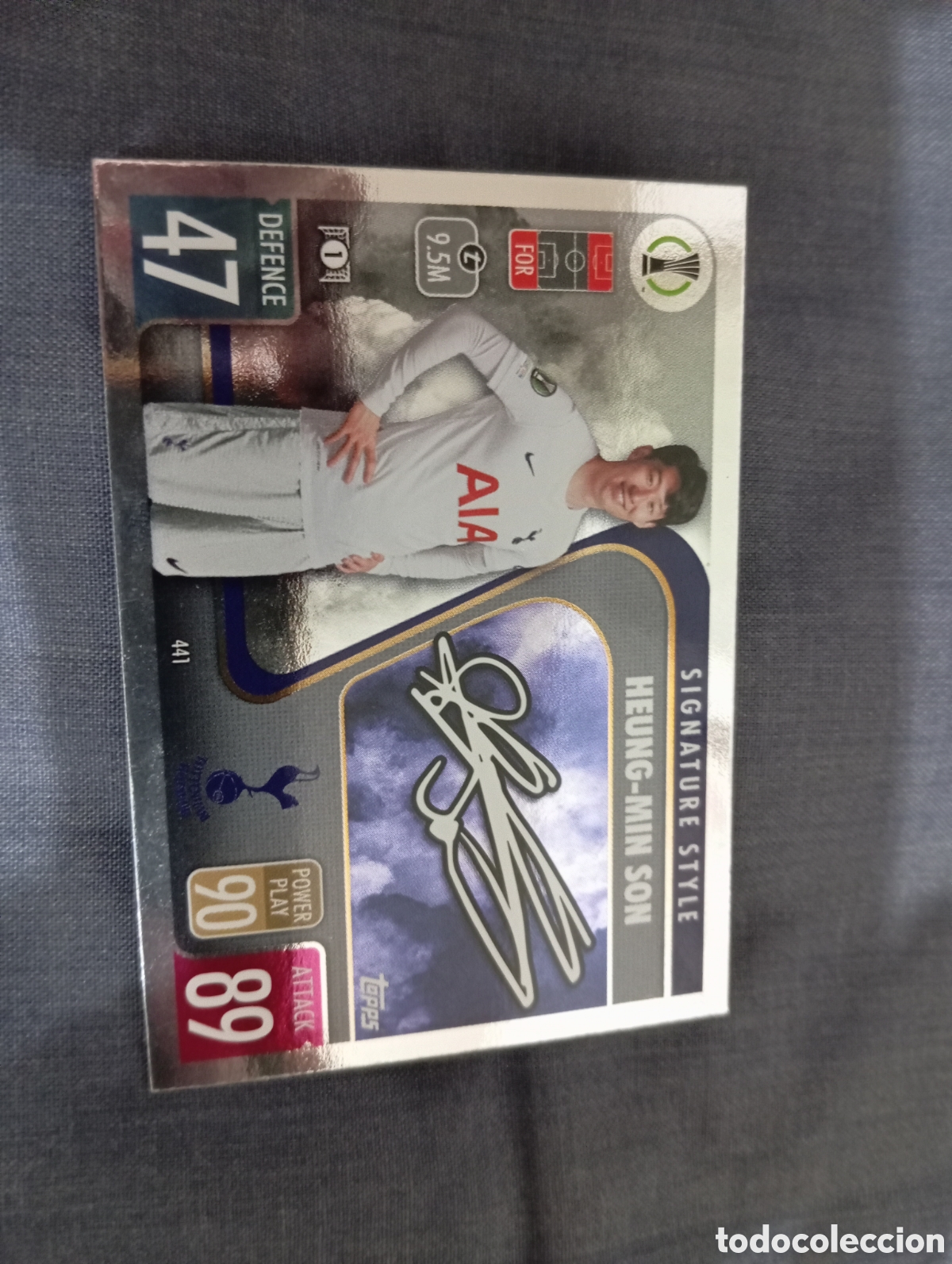 Trading cards: Heung-Min Son Tottenham Hotspurs SIGNATURE STYLE n&deg;441 / TOPPS MATCH ATTAX 2021/2022