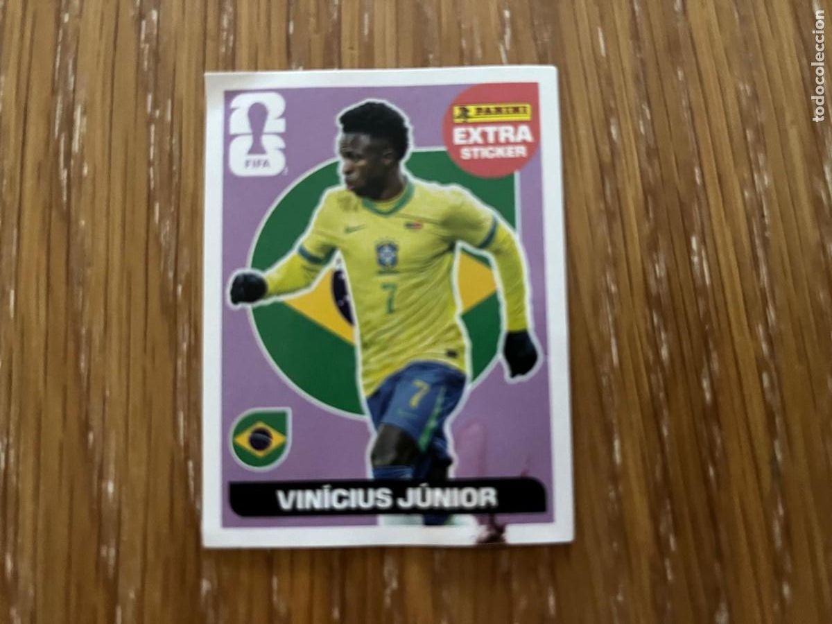 Trading cards: VINICIUS J&Uacute;NIOR EXTRA STICKER 2026