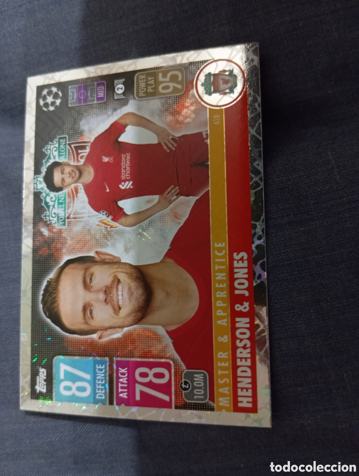 Trading cards: Henderson & Jones Liverpool MASTER & APPRENTICE n&deg;418 / TOPPS MATCH ATTAX 2021/2022
