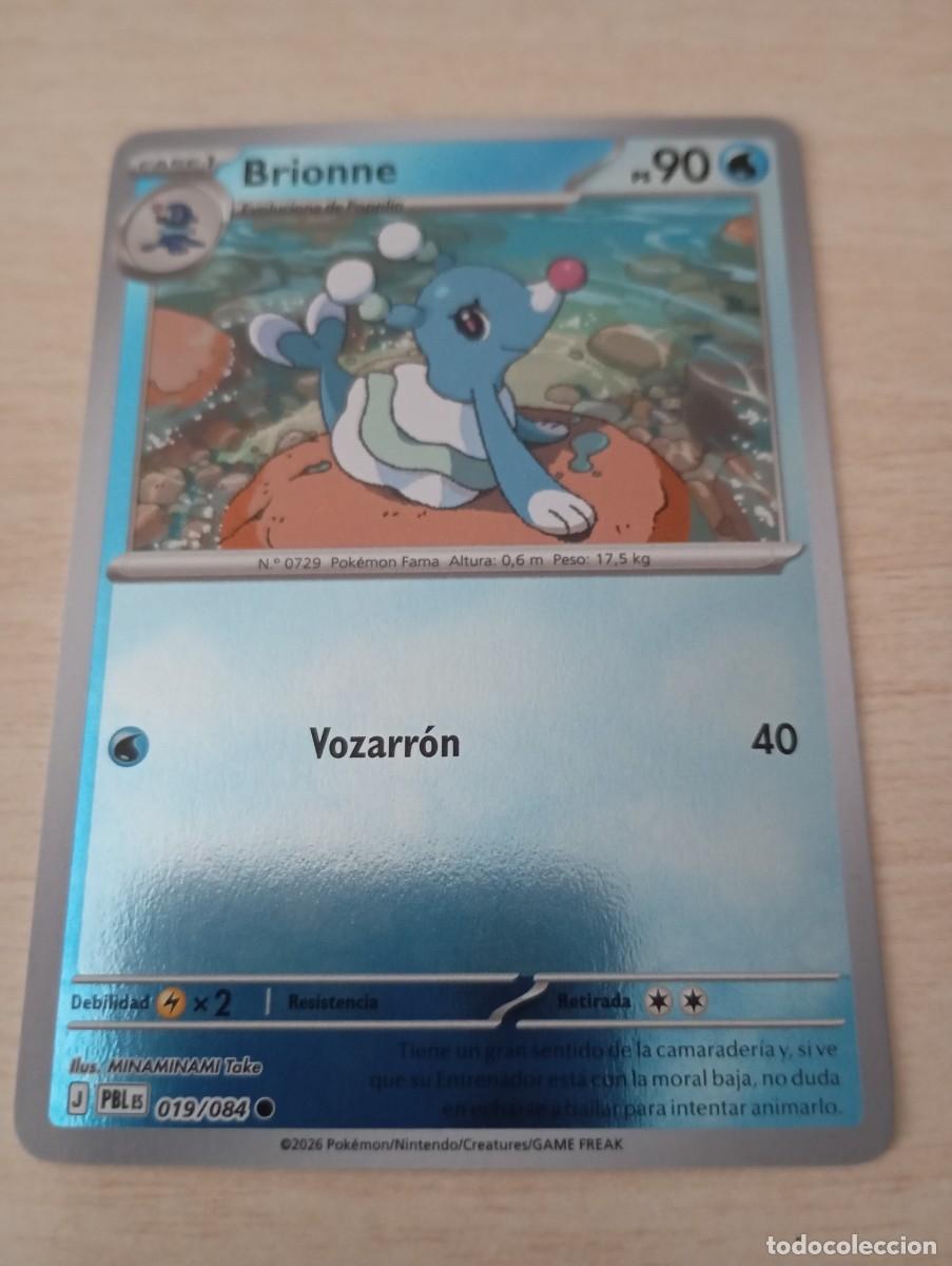 Trading cards: Carta Pok&eacute;mon Brionne reverse Holo oficial
