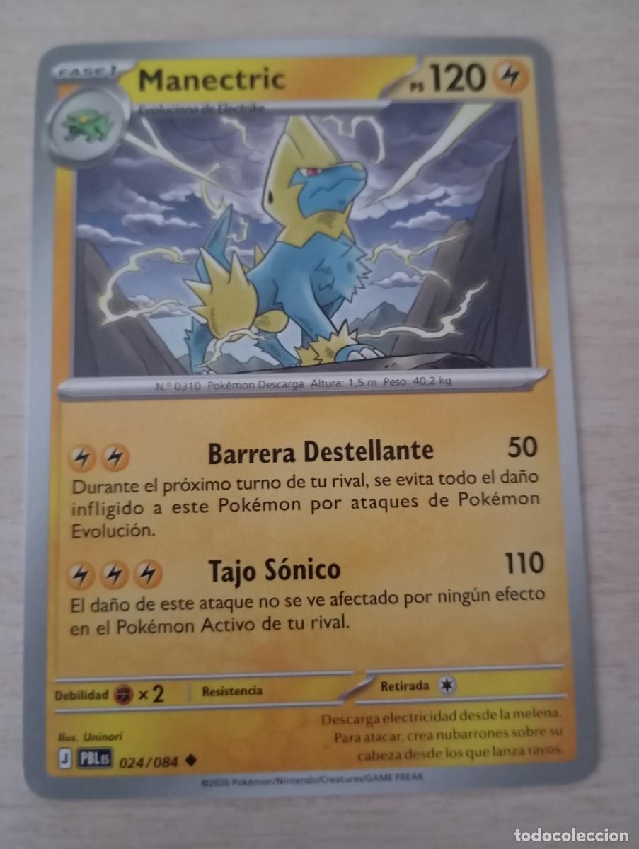 Trading cards: Carta Pok&eacute;mon Manectric original - Foto 1