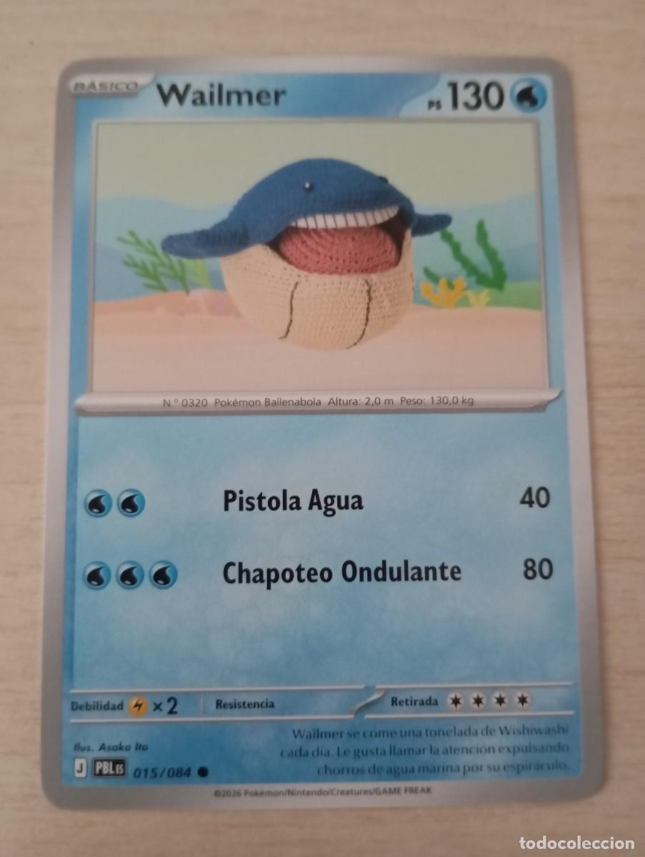Trading cards: Carta Pok&eacute;mon Wailmer original