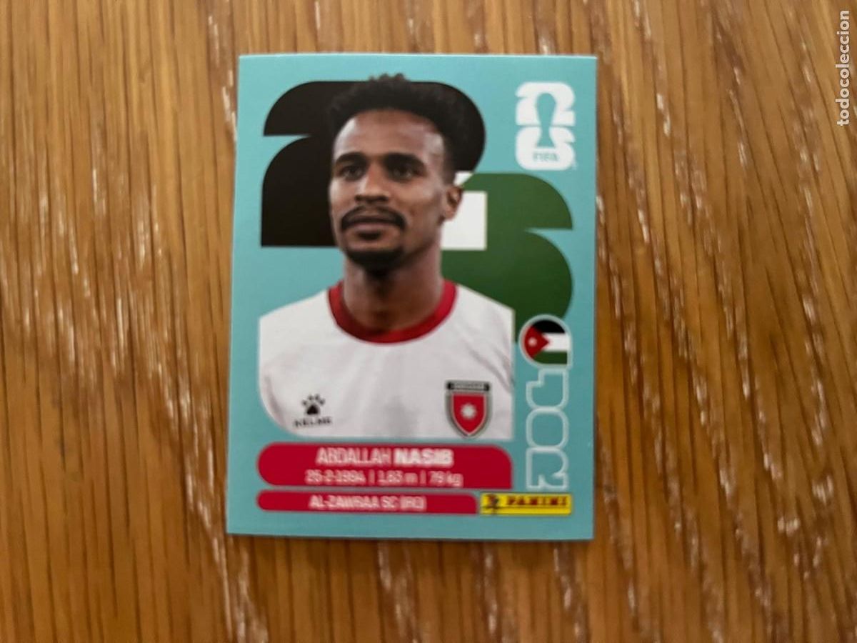 Trading cards: fifa world cup 2026 JOR 6