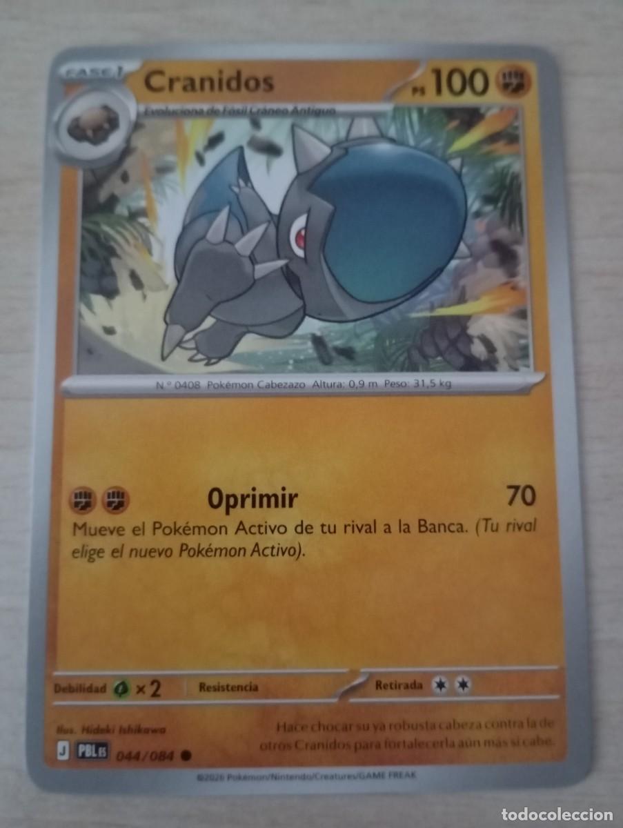 Trading cards: Carta Pok&eacute;mon Cranidos original