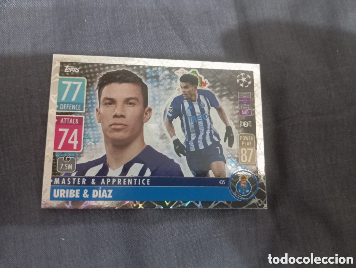 Trading cards: Uribe & D&iacute;az Porto MASTER & APPRENTICE n&deg;435 / TOPPS MATCH ATTAX 2021/2022