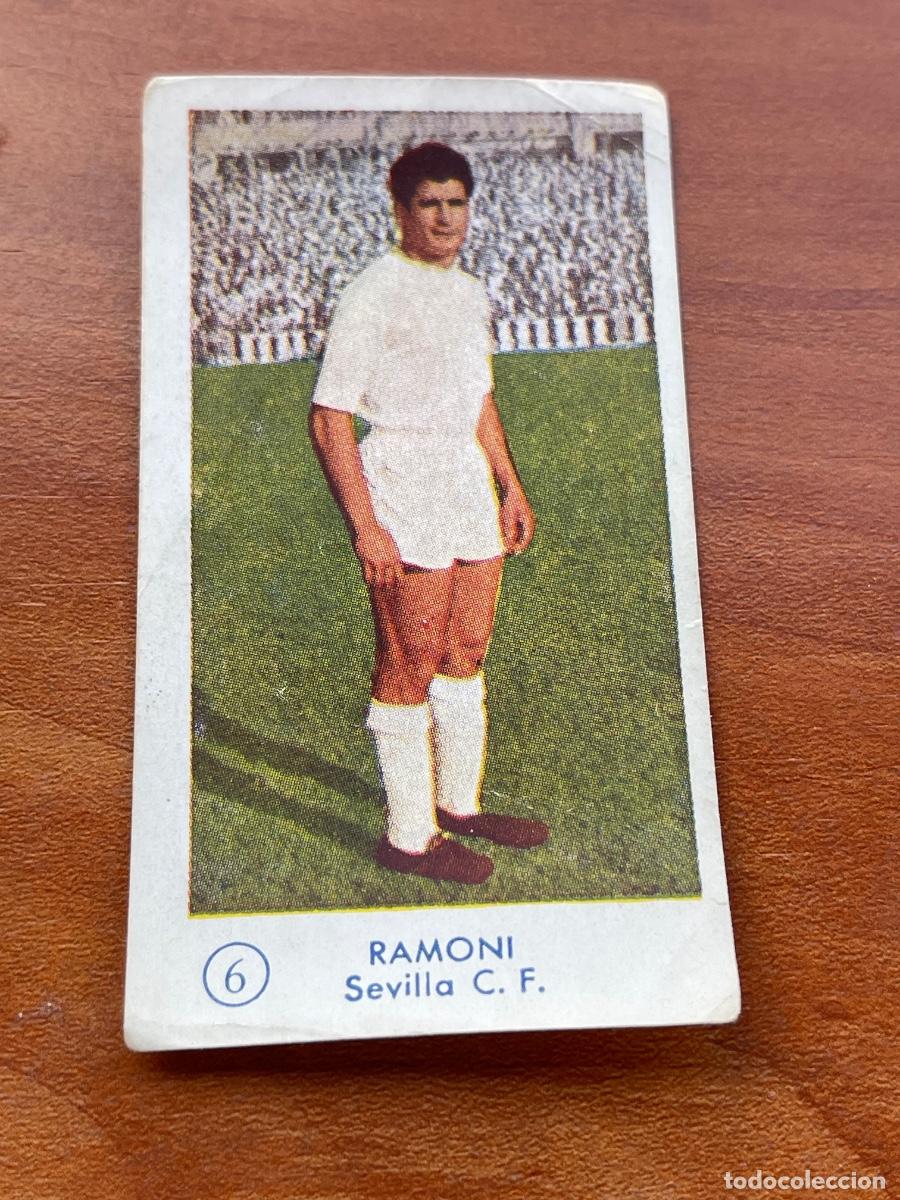 Trading cards: RAMON SEVILLA 6 Gr&aacute;ficas Bachende liga 1957 1958 sin pegar