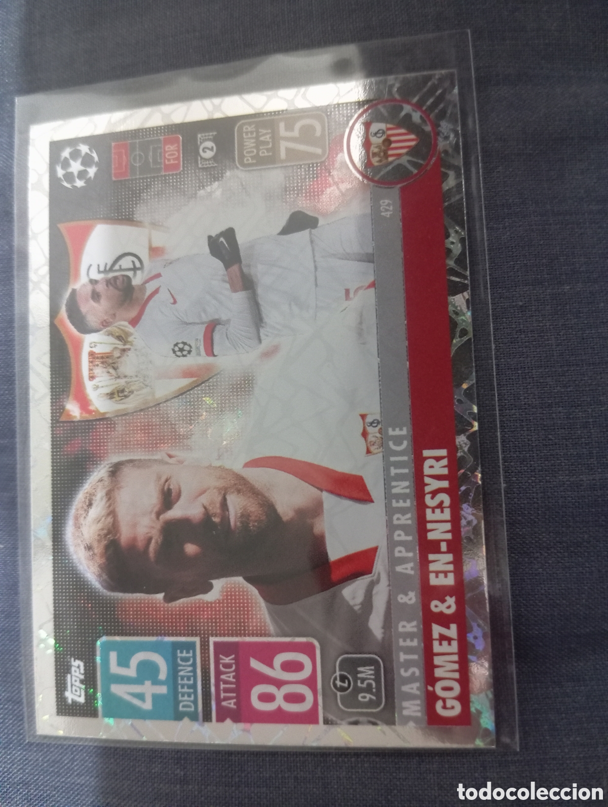 Trading cards: G&oacute;mez & En-Nesyri Sevilla MASTER & APPRENTICE n&deg;429 / TOPPS MATCH ATTAX 2021/2022