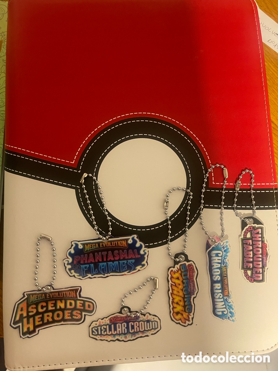 Trading cards: Llaveros para &aacute;lbumes tcg Pokemon
