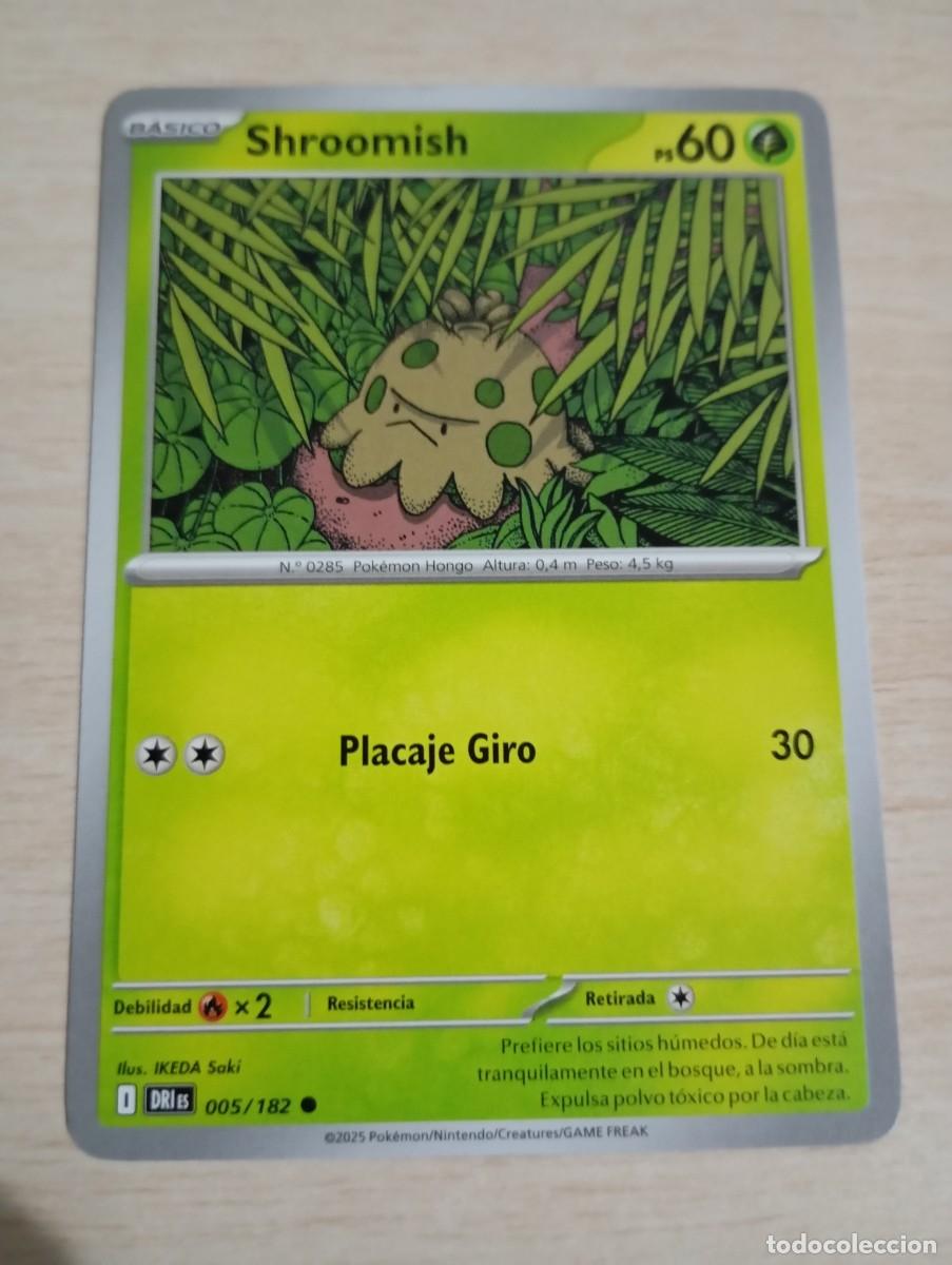 Trading cards: Carta Pok&eacute;mon Shroomish original