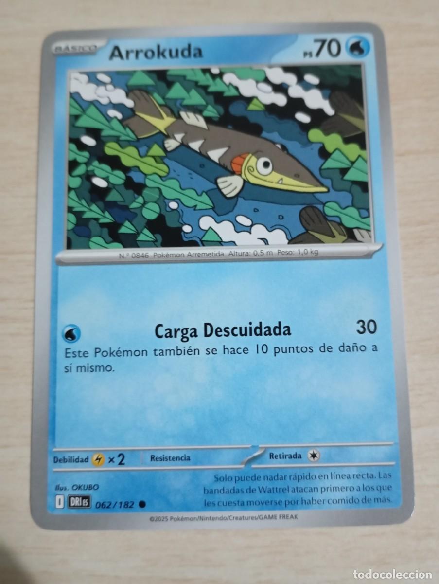 Trading cards: Carta Pok&eacute;mon Arrokuda original