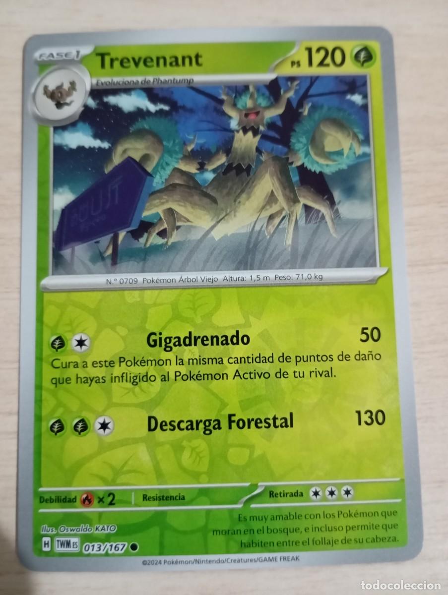 Trading cards: Carta Trevenant Reverse Holo oficial