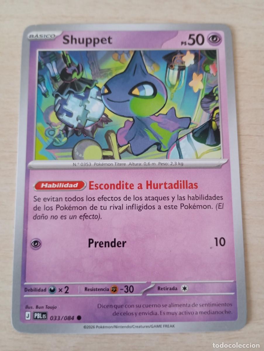 Trading cards: Carta Pok&eacute;mon Shuppet Original - Foto 1