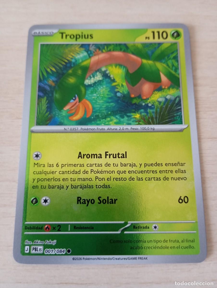 Trading cards: Carta Pok&eacute;mon Tropius original