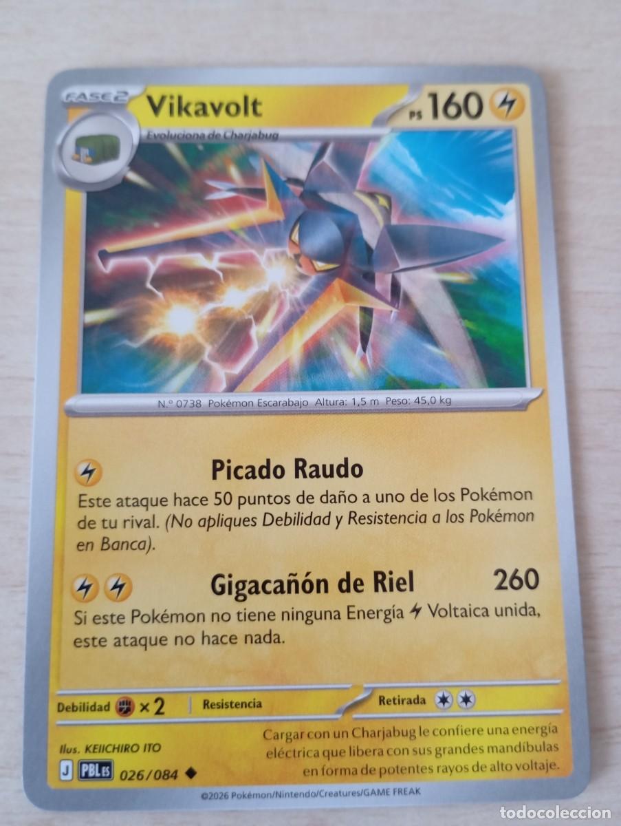 Trading cards: Carta Pok&eacute;mon Vikavolt original