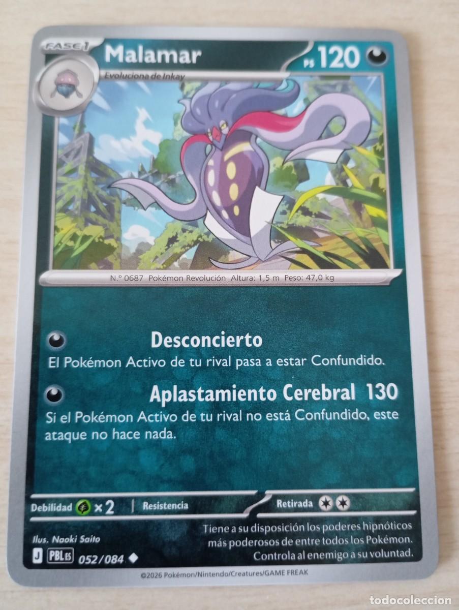 Trading cards: Carta Pok&eacute;mon Malamar original