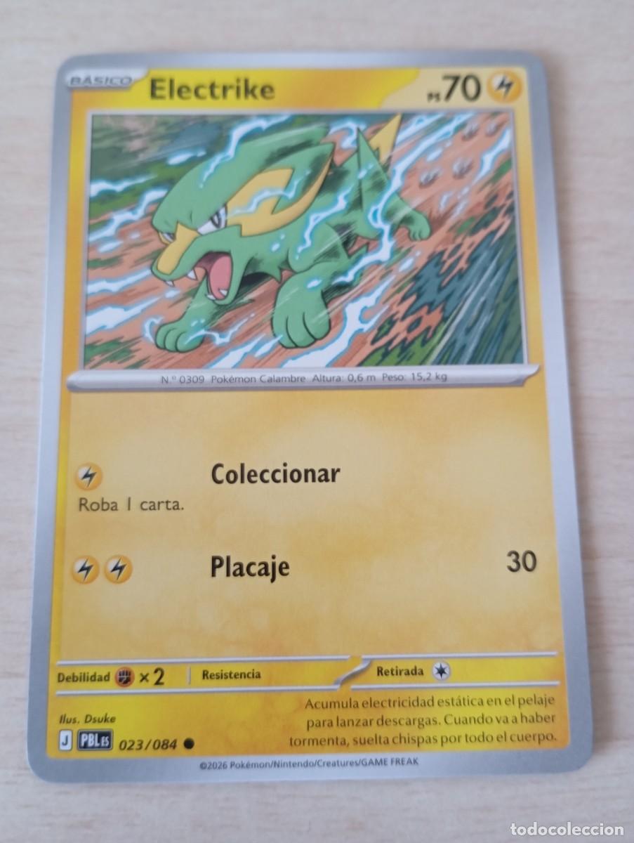 Trading cards: Carta Pok&eacute;mon Electrike original - Foto 1