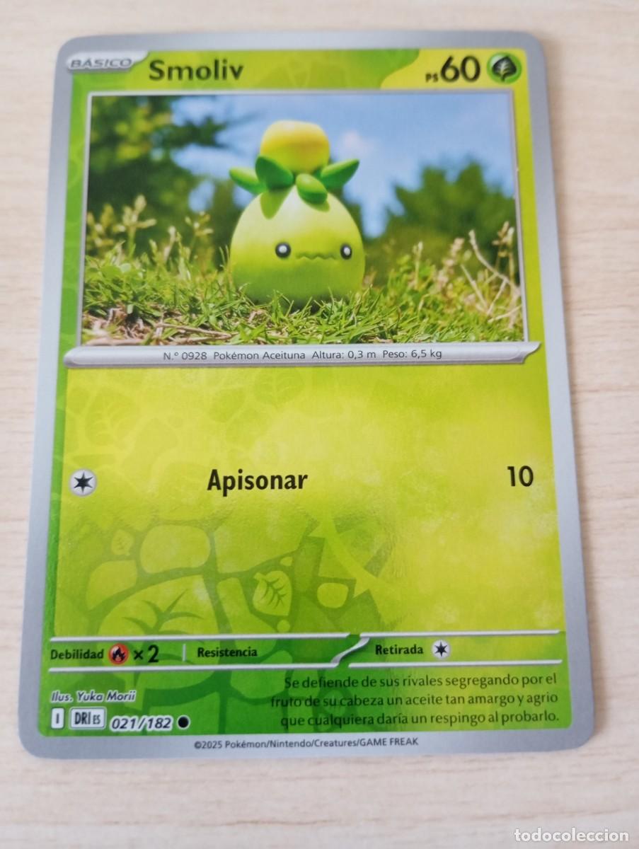 Trading cards: Carta Pok&eacute;mon Smoliv original