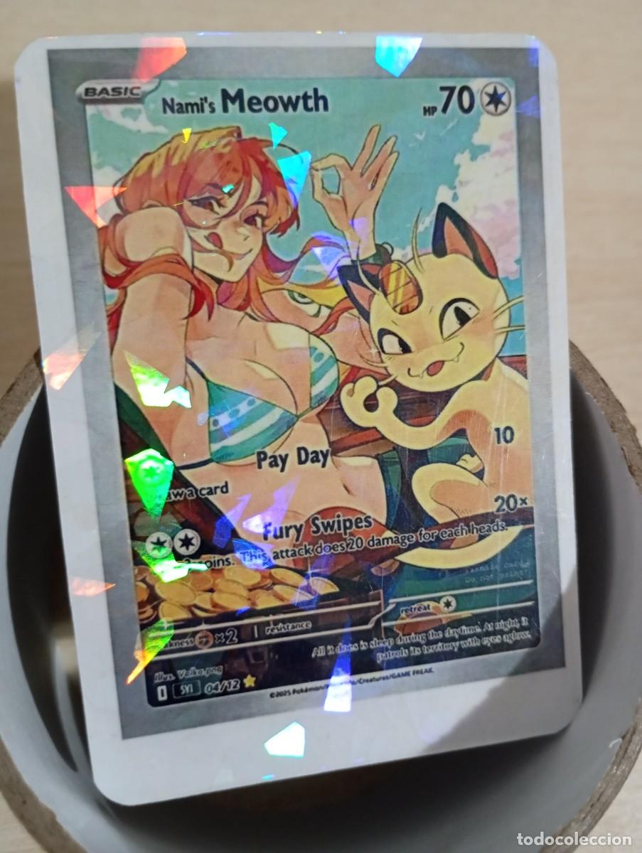 Trading cards: Carta Pok&eacute;mon Nami's Meowth Proxy