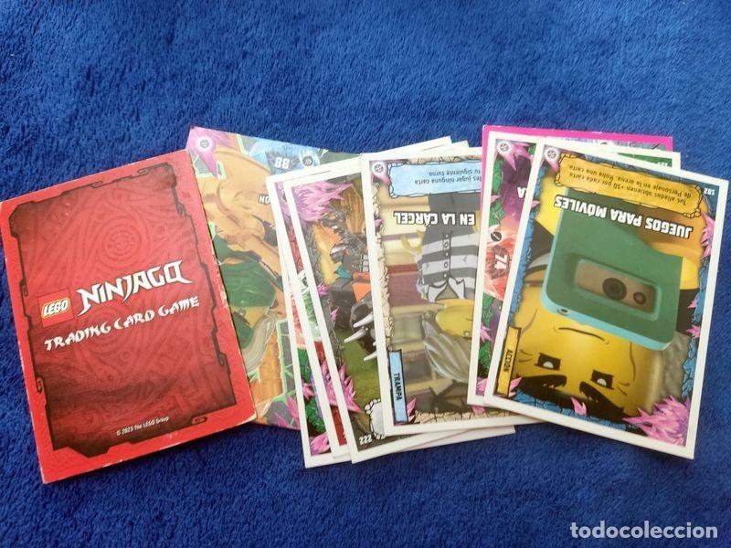 Trading cards: LOTE 10 TRADING CARD LEGO NINJAGO