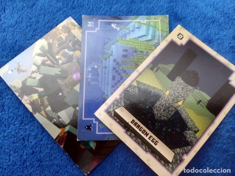 Trading cards: LOTE 3 TRADING CARD MINECRAFT PANINI